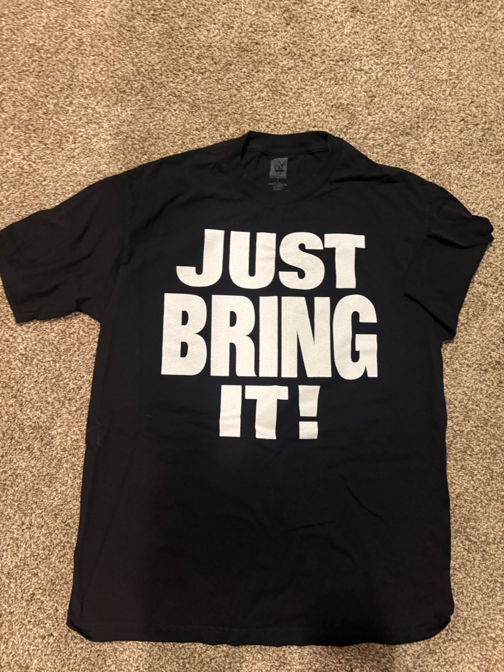 Men's Black 'JUST BRING IT!' Graphic Tee
